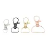 Hebilla de Cadena de Aleación de Zinc Electrochapada, Hebilla para Correa, Hebilla de Gancho de 4 Puntos, Hebilla para Joyería, Accesorio para Llavero, Hebilla Pequeña para Colgar, Hebilla de Boca de Pez de 3 Puntos