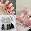 Acessórios de Nail Art da Moda: Laços, Pérolas 3D, Elegantes e Simples, Decorações Versáteis de Unhas DIY