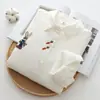 Camisa Forrada com Fleece para Mulheres, Camisa Branca Bordada Artística e Fresca, Camisa Base Grossa e Quente de Inverno