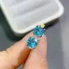 Anillo de apatita natural más vendido en AliExpress tamaño de piedra principal natural fresca: Plata de ley 925 chapada en oro blanco de 5*5 mm