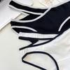Nueva ropa interior sexy pura para mujer, entrepierna de algodón, antibacteriana, cómoda, deportiva, estudiante, cintura baja, calzones realzadores de cadera