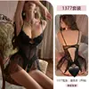 Yiyue Original Bodysuit Sexy de Encaje Patchwork para Mujer con Aros y Soporte para Pecho Uniforme Tentación Ropa de Dormir 1377