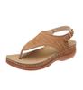 Deseo transfronterizo en stock zapatos de mujer 2021 Nuevas sandalias de mujer con hebilla estilo romano comercio exterior 43 sandalias de talla grande