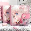 Nuevo Álbum de Tarjetas de Hojas Sueltas M5, Beso de Flores, Planificador con Hebilla Magnética de Chica Hermosa, Cuaderno Desmontable de Dibujos Animados Anime