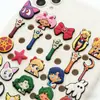 Diapositivas para Zapatos de Sailor Moon, Accesorios para Zapatos, Hebillas Decorativas para Zapatos, Decoraciones para Zapatos DIY de Goma Suave de PVC, Venta al por Mayor de Alta Gama