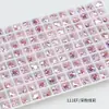 Dongzhou Arte de Uñas Diamante 6mm Explosivo Rosa Milenial Corte Octagonal Diamante DIY Pendientes Joyería Color Diamante Decoración Diamante para Uñas