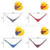 Accesorios DIY Transfronterizos Halloween Navidad Patito Amarillo Accesorios para Coche Banda de Celebridad de Internet Pato Rompevientos Té con Leche Producto Nuevo