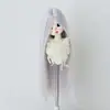 Peruca para Boneca BJD 346 Folha Luo Li Acessórios de Cabelo para Vestir Boneca Franja Longa Cabelo Longo Liso Múltiplas Cores Disponíveis