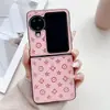 Funda para Teléfono oppofindn2flip Piel Estampada Find N3Flip Piel Marca de Moda Funda de Piel de Gama Alta