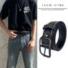 Cinturón para hombre estilo Hong Kong simple para estudiantes jóvenes Joker casual tendencia cinturón personalizado fábrica venta al por mayor
