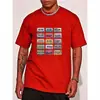 Camiseta Retro Mixtape 80s Cinta de Cassette en Blanco 1980s 90s Música