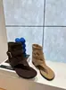 Sandalias Romanas de Caña Alta con Suela Plana, Chanclas para Mujer, Estilo Nuevo 2026, Botines Combinados con Faldas