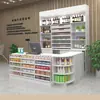 Combinación de gabinete para cigarrillos y licores, mostrador de caja de supermercado, gabinete trasero, estante multifuncional, mostrador de bar, vitrina de exhibición de productos, uso comercial integrado
