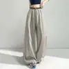 Ropa de Mujer Seda de Hielo Secado Rápido Pantalones de Pierna Ancha 2026 Verano Nuevo Sueltos Adelgazantes Casual Bloqueo de Color Ropa de Trabajo Pantalones Deportivos