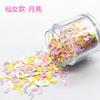 Estrella de Cinco Puntas Corazón Niña Suave Lindo Maquillaje de Ojos Lentejuelas Pegamento DIY Funda de Teléfono Móvil Uñas Arte Lentejuelas Material para Slime