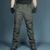 Pantalones Tácticos Transfronterizos con Múltiples Bolsillos, Pantalones Largos de Cuadros Duraderos para el Trabajo, Pantalones Largos para Hombre de Tallas Grandes para Exteriores