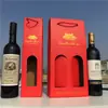 Caja de Regalo de Vino Tinto Bolsa de Empaque para Vino Tinto Bolsa de Vino Tinto Bolsa de Regalo Portátil Individual y Doble Caja de Vino Tinto Caja de Licor Disponible