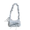 Bolso Texturizado de Nicho Estilo Francés para Mujer 2026 Nuevo Modelo de Primavera Bolso de Hombro Único Cruzado con Pliegues de Alta Gama