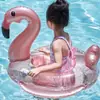 Novedad Anillo Flotador Inflable con Lentejuelas Fondo de Burbujas Princess Pavo Real Caballo Barco Sentado Niños Ave Fénix Unicornio Anillo Asiento con Fondo de Burbujas