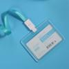 Youhe 6072-6071 juego de tarjetas duras transparentes impermeables de doble cara con cordón tamaño de página interior de tarjeta de trabajo 5.4*8.5cm