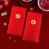 Envelope Vermelho Personalizado Popular Bolo de Aniversário Coroa Dourada Envelope Vermelho Universal Fosco com Opção de Impressão de Logo