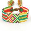 Pulsera de Cinta Tejida Estilo Étnico con Texto Bordado y Borlas, Pulsera Trenzada DIY, Diseño Simple, 104 Colores Disponibles, Pulsera Estilo Europeo y Americano