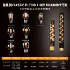 Venda Quente Transfronteiriça Lâmpada de Filamento Flexível Arte Retrô Bulbo Decorativo de Forma Especial Lede27 Bulbo de Rosca G125St64