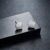 Pendientes en Forma de Diamante para Hombre, Elegantes y Modernos, Diseño Sencillo y a la Moda, Accesorios de Alta Gama Exquisitos y Versátiles para Mujer
