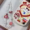 Cadena para Teléfono Móvil de Niña Kitty Lanyard de Dibujos Animados Colgante de Cámara Lindo ccd con Cuentas