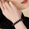 Pulsera de Obsidiana Natural para Hombre Pulsera de Cuentas para Cambiar la Suerte y Atraer la Riqueza Obsidiana Negra Juguete Cultural Pulsera Jugable
