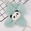 Bufanda de Peluche para Niños, Bufanda de Dibujos Animados para Bebé de Otoño e Invierno, Cubrecuellos Grueso Cálido a Prueba de Viento para Bebés y Niños Pequeños, Cubrecuellos Cruzado