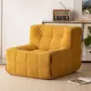Sofá Waffle Comprimido Silla de Ocio Perezosa de Esponja Completa Sala de Estar Pana Sofá Comprimido Transfronterizo