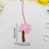 Nuevo Árbol de Coco de Comercio Exterior Calabaza Bordado con Cuentas Hecho a Mano Parche de Tela Bolsa con Cuerda Colgante Colgante para Zapato Sombrero Accesorio de Lazo
