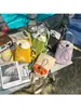 Bolsa funcional com cordão para garrafa de água para homens e mulheres, bolsa leve para esportes ao ar livre e lazer, bolsa transversal para viagens e caminhadas, bolsa para celular