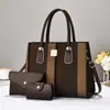 Set de Bolsas Texturizadas Otoño e Invierno 2025 Moda Nueva y Tendencia Bolso de Hombro Cruzado Madre e Hija Gran Capacidad Transfronterizo Bloque de Color Bolso de Mano