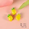 Cola Creme Pequenos Acessórios DIY Materiais Artesanais Acessórios de Estilo Misto Brinquedo Alimentício Sacolas Surpresa Acessórios de Resina Série Frutas