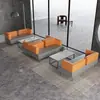 Juego de Sofá y Mesa de Café para Oficina para Reuniones de Negocios, Recepción, Recepción de Hotel, Vestíbulo, Sala de Espera, Sala de Lectura, Ocio