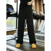 Pantalones Deportivos Casuales de Verano Americanos Retro con Tres Rayas de Secado Rápido para Hombre, Corte Recto Holgado, Versátiles de Ajuste Limpio