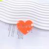 Llavero colgante collar acrílico fluorescente amor hueco LOVE personalidad de moda accesorios para joyería DIY