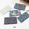 Cabeza de tela rota hecha a mano diy patchwork ropa de muñeca tela bolsita bolsita enseñanza de jardín de infantes tela floral pequeña tela cero