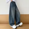 Pantalones de Otoño para Niñas 2025 Nuevo Estilo Jeans de Moda para Niñas Grandes de Primavera y Otoño Pantalones Scimitar de Moda Casual para Niños
