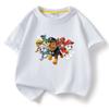 Ropa para niños Wang Wang, camiseta de algodón con cuello redondo y manga corta, nueva camiseta de verano, camiseta de media manga, una generación de cabello