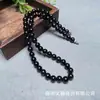 Pulseras de Ágata Negra al por Mayor para Hombres y Mujeres, Pulseras, Collares, Cadenas de Torre, Fuentes para Transmisiones en Vivo de Douyin, Dropshipping, Puestos Callejeros