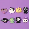 Nuevos Accesorios de Resina Calabaza de Halloween Calavera Fantasma Llavero Accesorios para Joyería DIY Material para Fundas de Teléfono Móvil