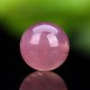 Cuentas sueltas de cristal rosa natural, cuentas redondas sueltas de polvo de caballo, cuentas semiacabadas, joyería hecha a mano, pulsera, accesorios de bricolaje