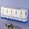 Funda para Aire Acondicionado para Unidades de Pared Interiores Haier y Midea, Previene el Flujo Directo de Aire, Funda Antipolvo para Aire Acondicionado de Dormitorio
