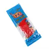 Xueleixin Flor en Brote 997-999-45 Rojo Morado Escarchado Una Pieza Terciopelo Flocado Engrosado PVC Resistente al Desgaste Guantes Transparentes