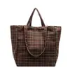 Bolsa de Pano de Grande Capacidade Bolsa de Compras Feminina Bolsa de Ombro de Grande Capacidade Versátil Bolsa de Mão Artística Tendência Comércio Exterior Transfronteiriço