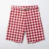 Traje de Baño de Pareja Estilo Coreano Nuevo de una Pieza Estilo Falda Ángulo Plano Conservador Cuadros Estilo Coreano Traje de Baño para Mujer Pantalones de Playa para Hombre
