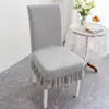 Funda de silla universal para cuatro estaciones para uso en el hogar, respaldo antideslizante todo en uno, funda de silla de comedor integrada, elástica y engrosada